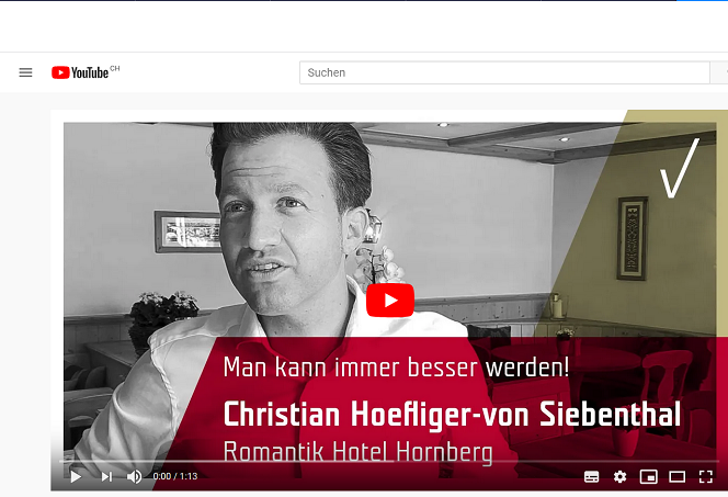 80 Sekunden mit Hoteldirektor Christian Hoefliger
