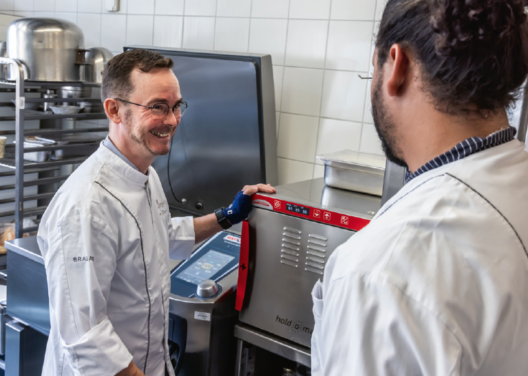 Gastronomie mit Bewohnenden im Zentrum